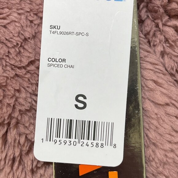 New 32 Degrees Fuzzy Hoodie Sweatshirt Dusty Pink Size S Small - Picture 5 of 7